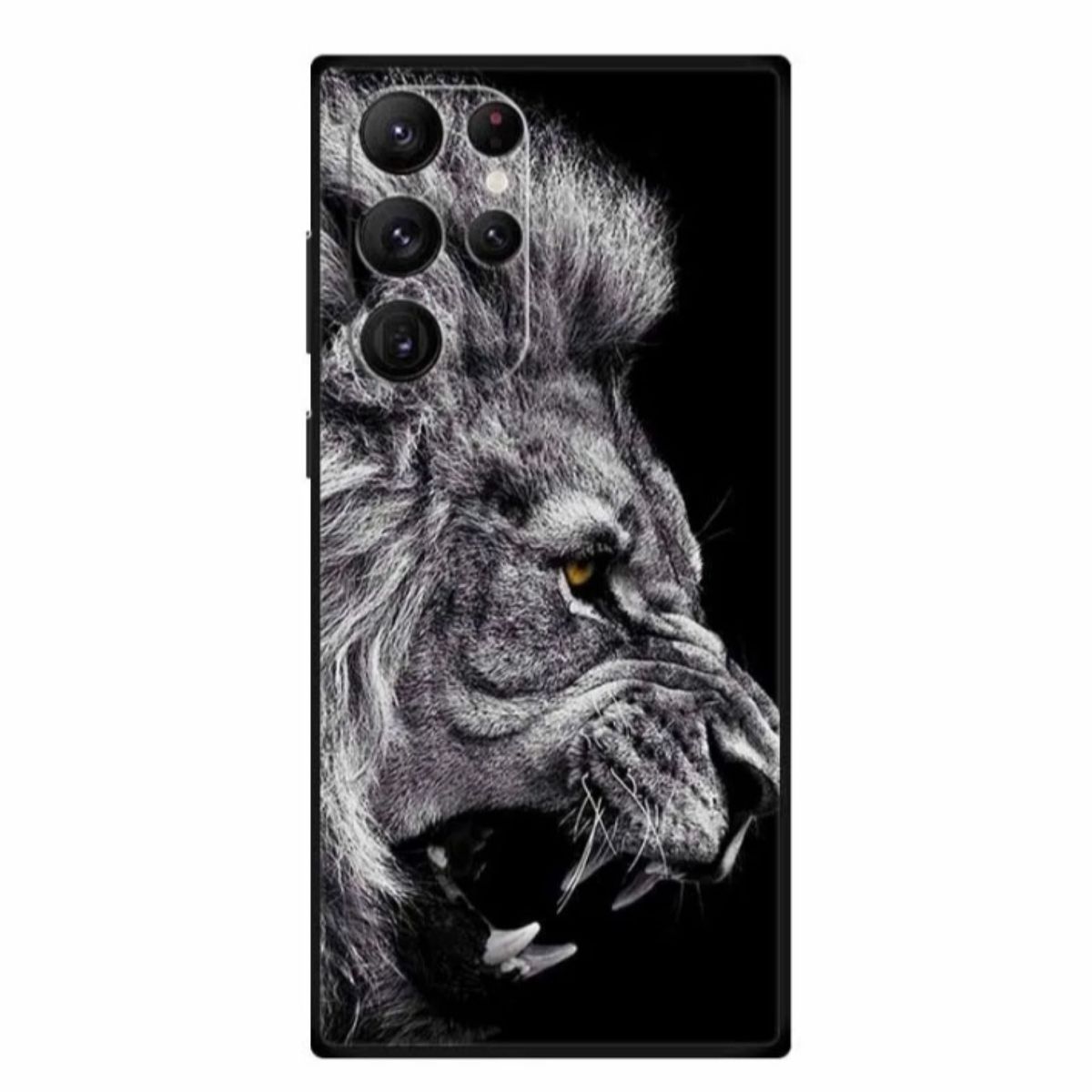 GENERICO - Funda Case Samsung Galaxy S23 Ultra Bumper Figura León