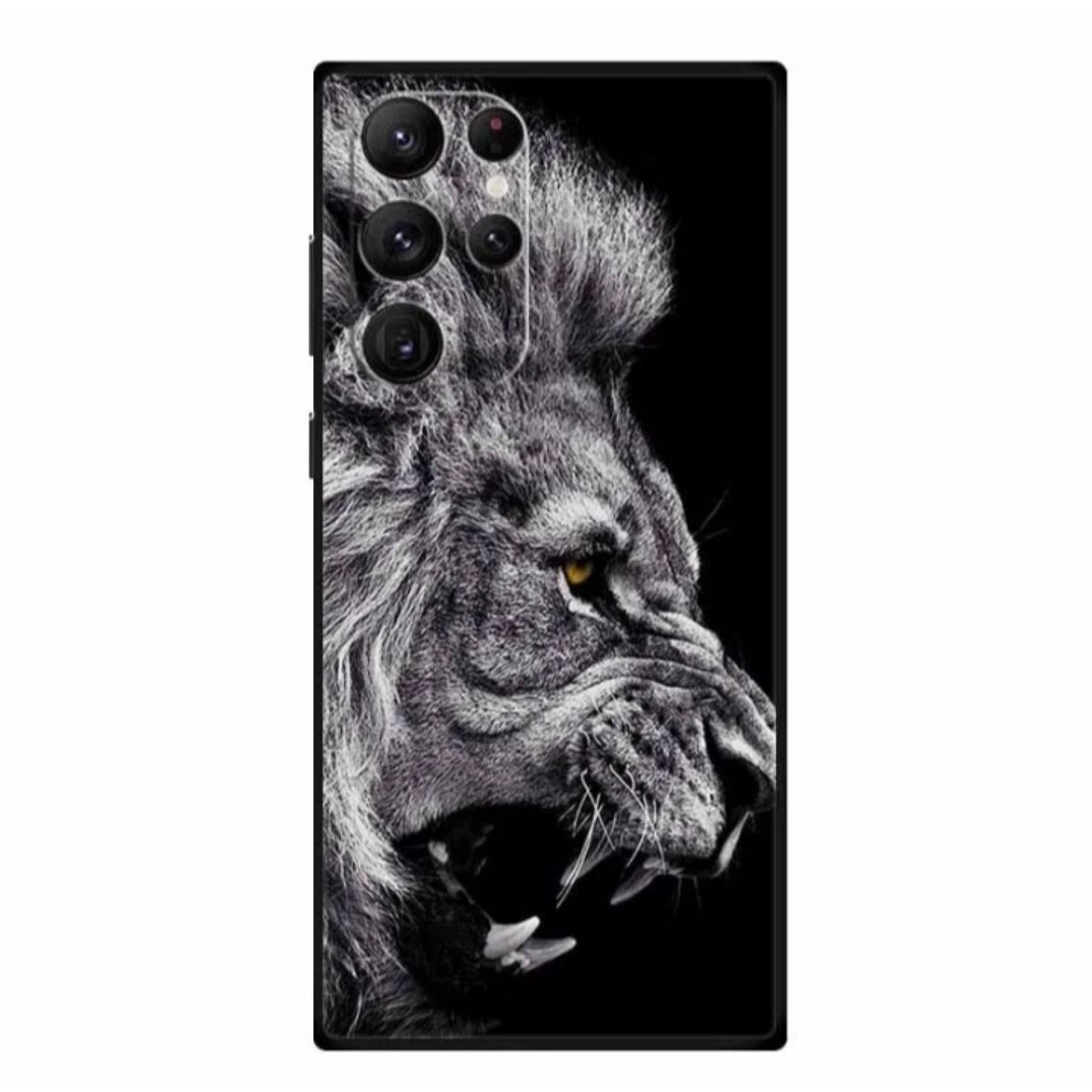 GENERICO - Funda Case Samsung Galaxy S23 Ultra Bumper Figura León