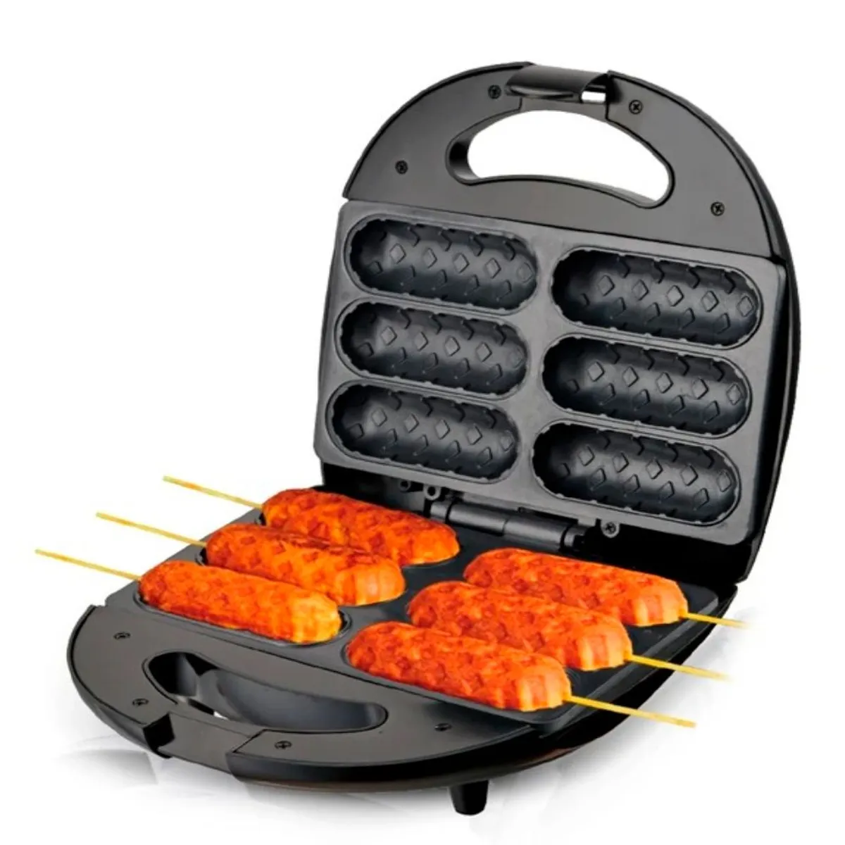 RAFF - Maquina Para Hacer Yoguis Parrila Hot Dogs Electrica Antiadherente