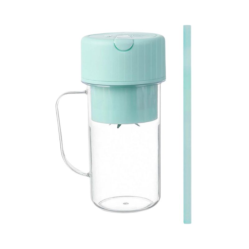 INSPIRA - Vaso Licuadora Portátil con Asa y Sorbete 340 ml