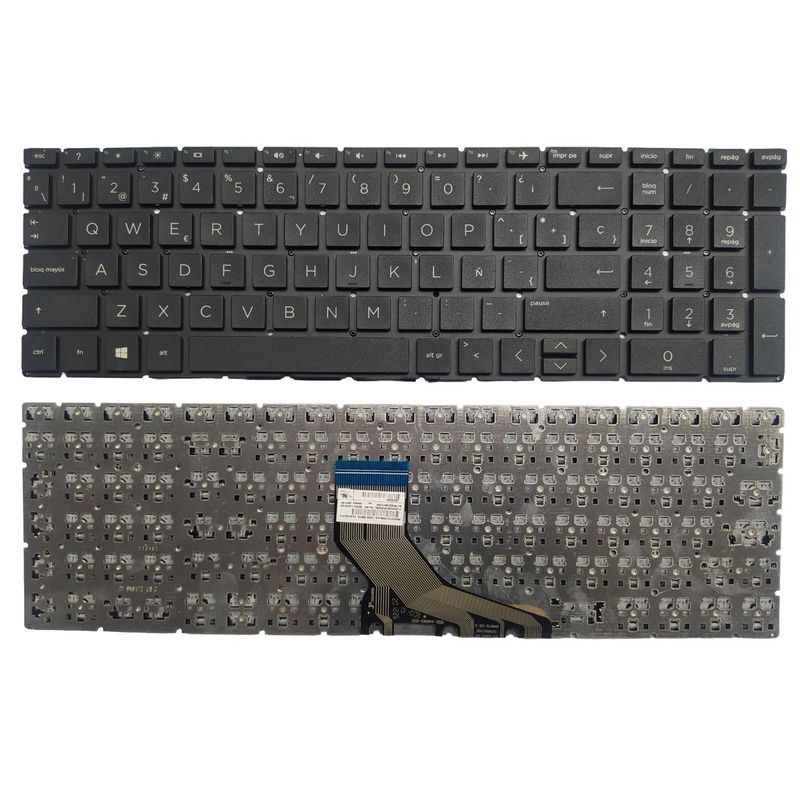 Clavier AZERTY Français ORIGINAL HP Avec Cadre - Pour PC Portable 15-g217nf, G220nf, Etc. - Neuf