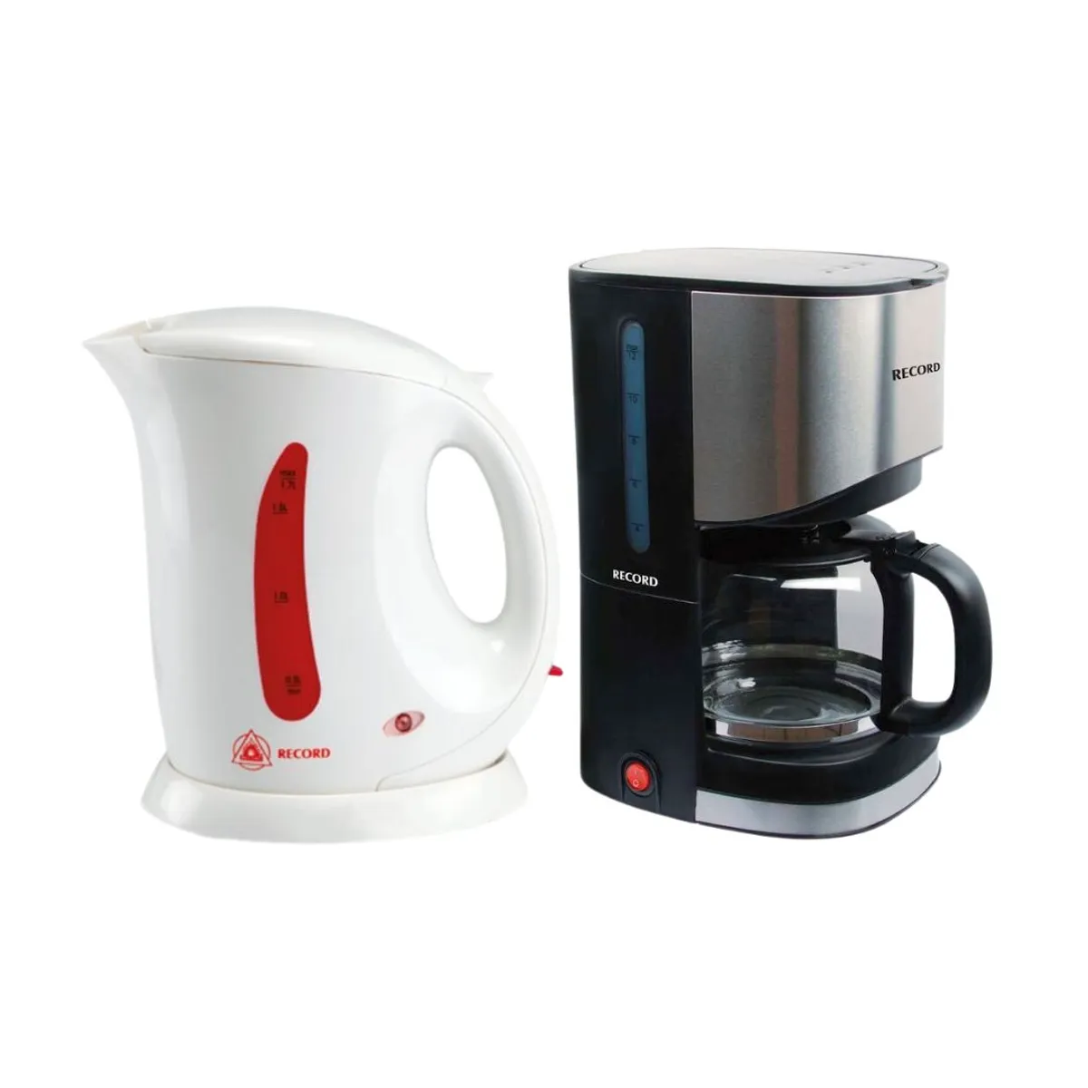 RECORD - Combo Record Cafetera 12 tazas + Hervidor 1.7Lts