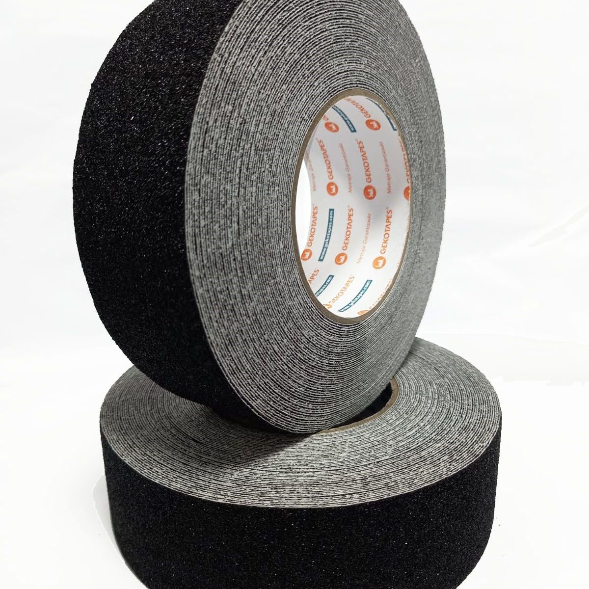 GEKO TAPES - Cinta Antideslizante o Antiderrapante Negro 50mm x 18mt