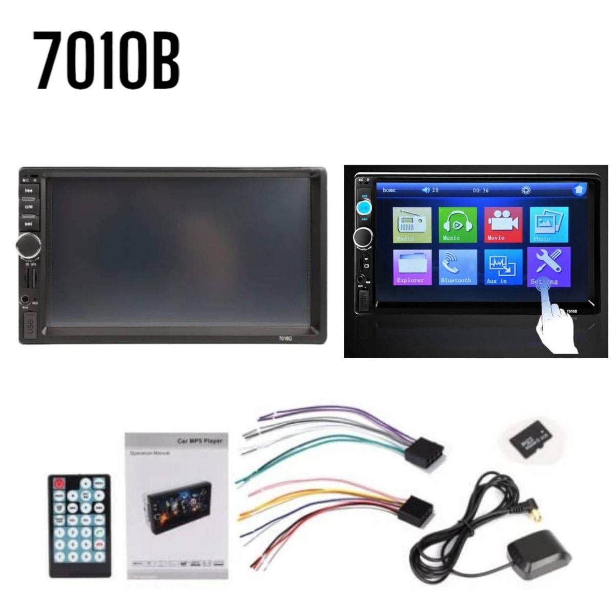 OEM - Radio Estéreo Bluetooth MP5 7 '' Táctil Auto Video Audio