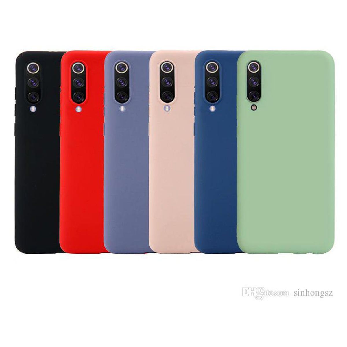 GENERICO - case mi 9 silicona rosa funda