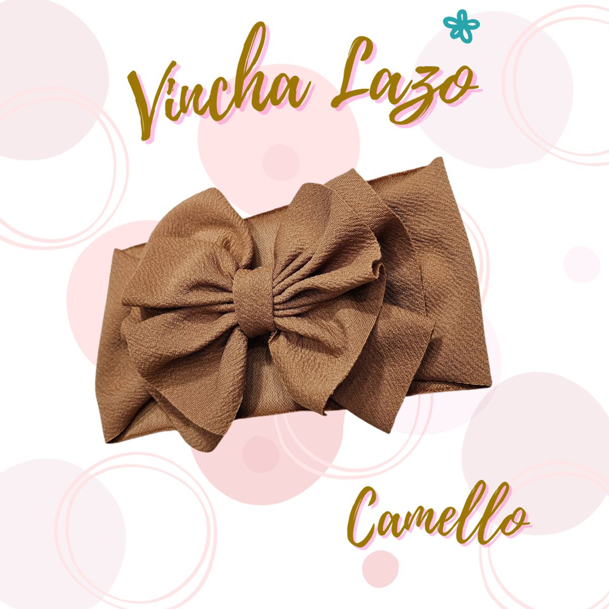 GENERICO - Vinchas  para bebes y niñas de moño grande