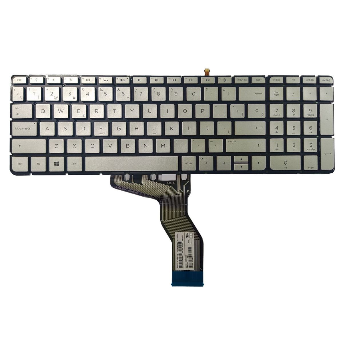 HP - Teclado ORIGINAL HP 15-AK 15-BK 15-AB 15-AU 15-BC 15-AQ 15-AW 15-AN