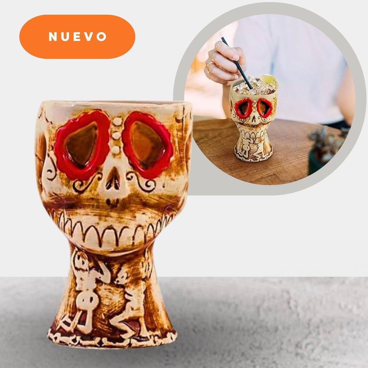 GENERICO - Copa Tiki de Cóctel Hawaiano