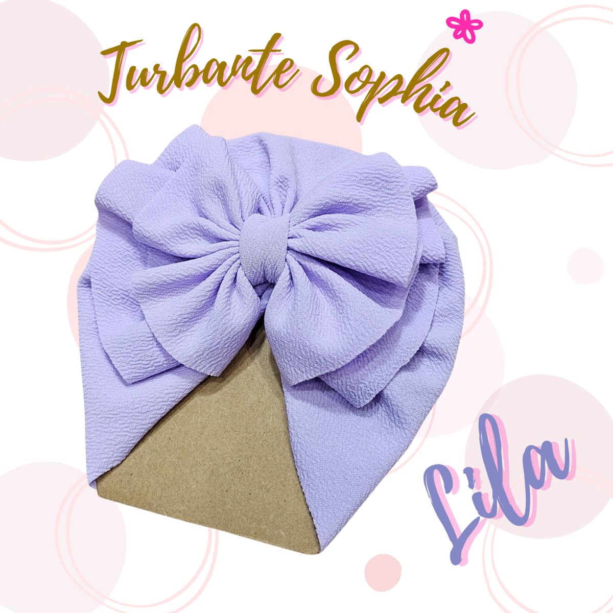 GENERICO - Turbante para bebe modelo Sophia