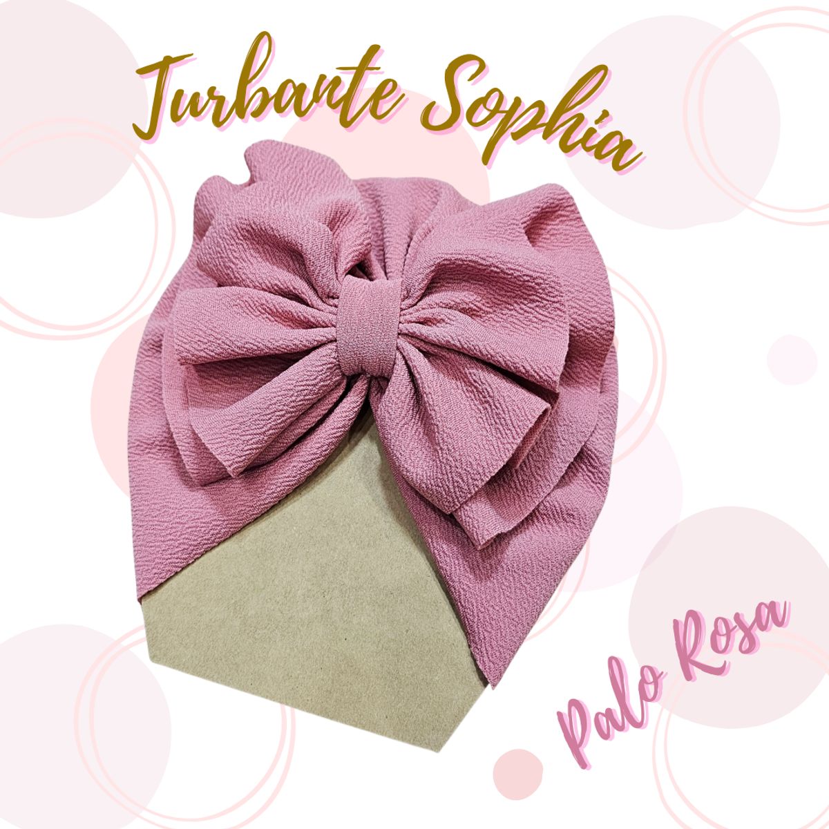 GENERICO - Turbante para bebe modelo Sophia