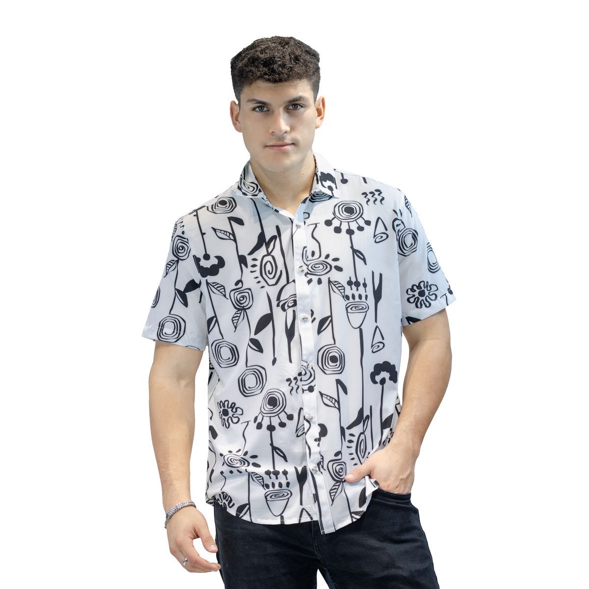 RIFF&RAFF - Camisa Manga Corta Hombre Petru RIFF&RAFF