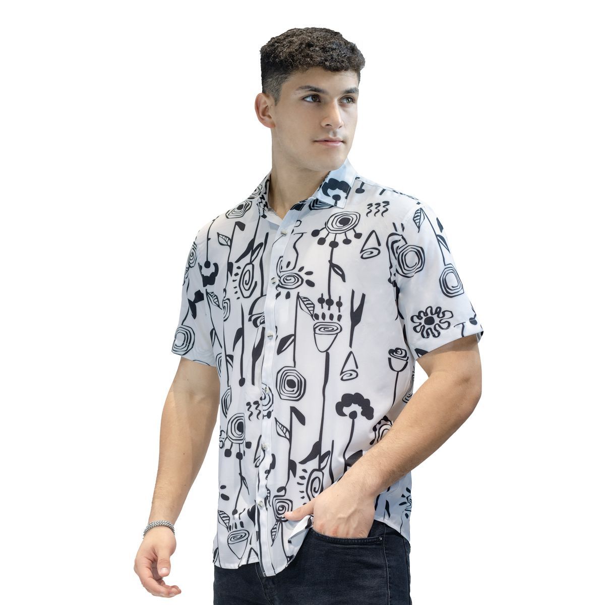 RIFF&RAFF - Camisa Manga Corta Hombre Petru RIFF&RAFF