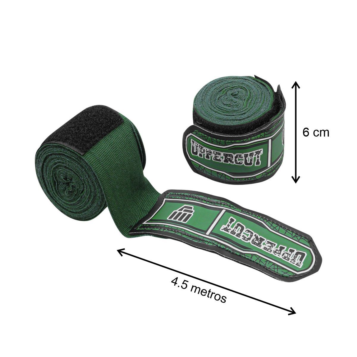 GENERICO - Vendas para Boxeo Uppercut 4.5 Metros Verde