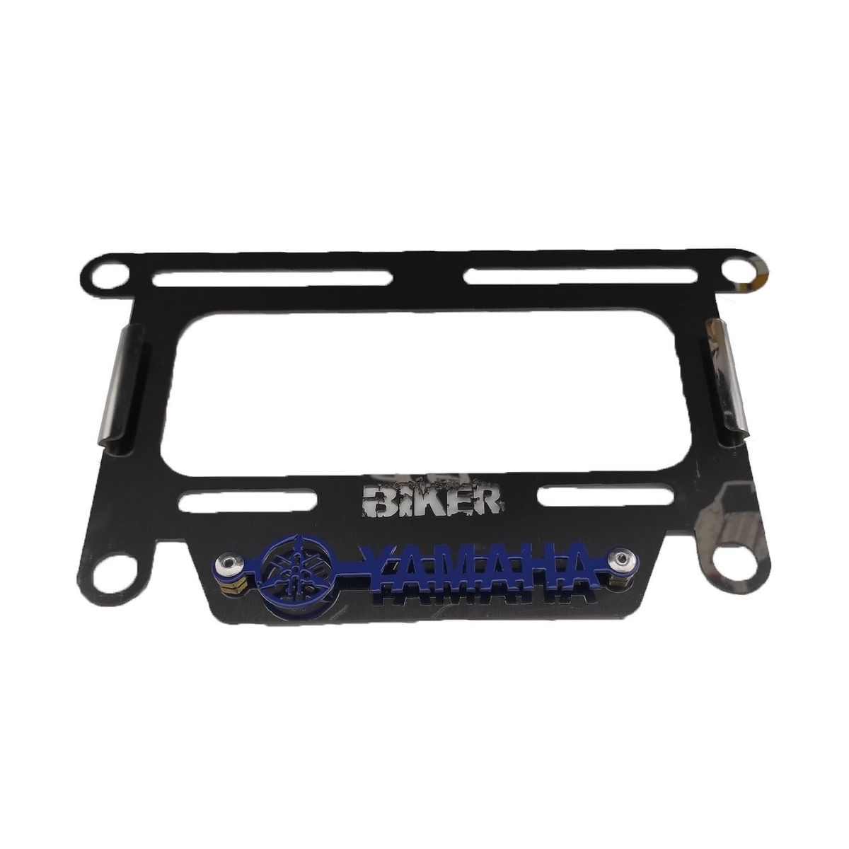 GENERICO - Porta Placa para Moto en Acero Inox modelo Yamaha