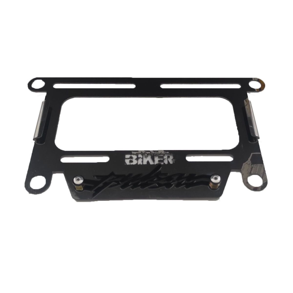GENERICO - Porta Placa para Moto en Acero Inox modelo Pulsar