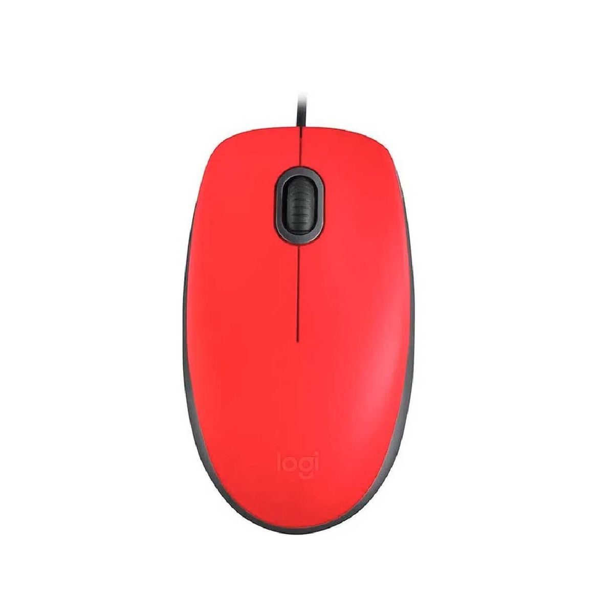 LOGITECH - Mouse Logitech M110 Silent Optico Usb Rojo