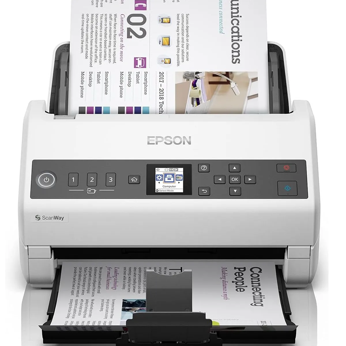 EPSON - Escáner Epson DS-730N USB 20 Ethernet,ADF,Duplex