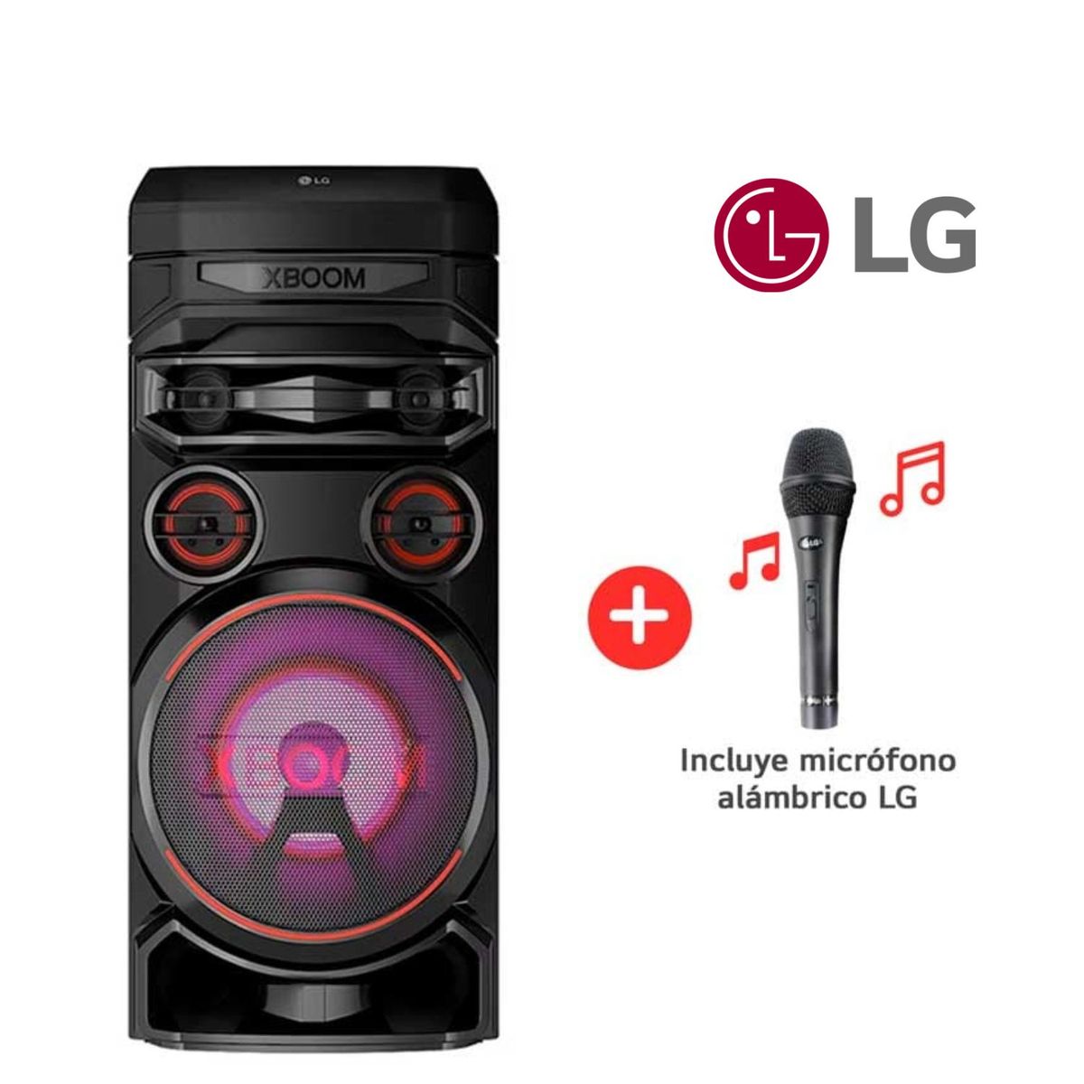 LG - TORRE DE SONIDO XBOOM  LG - RNC7 KARAOKE