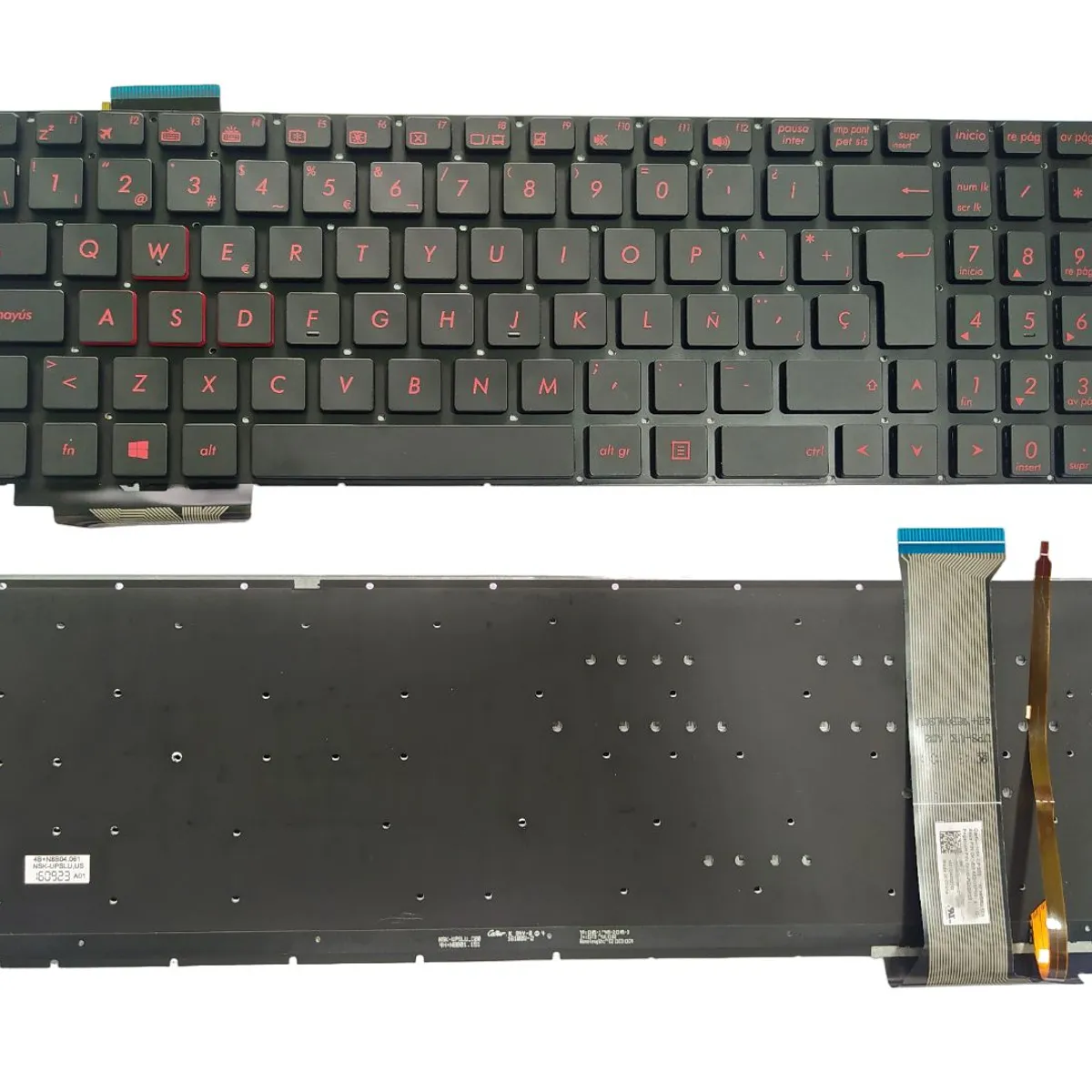 ASUS - Teclado ORIGINAL ASUS GL552 GL552j GL552jx GL552V GL552VL GL552VW SP