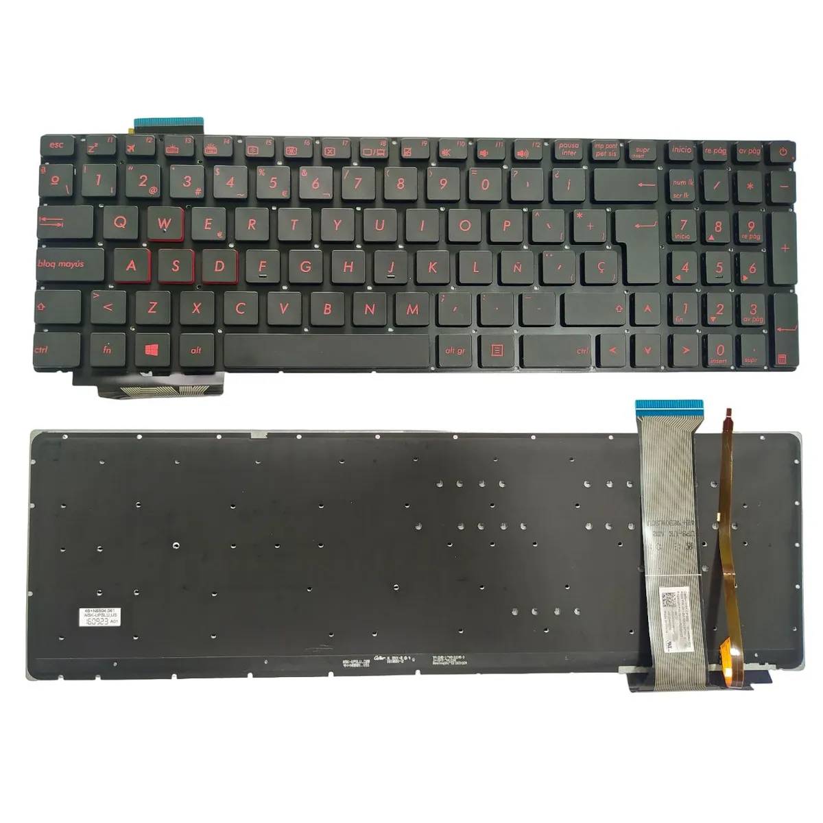ASUS - Teclado ORIGINAL ASUS GL552 GL552j GL552jx GL552V GL552VL GL552VW SP