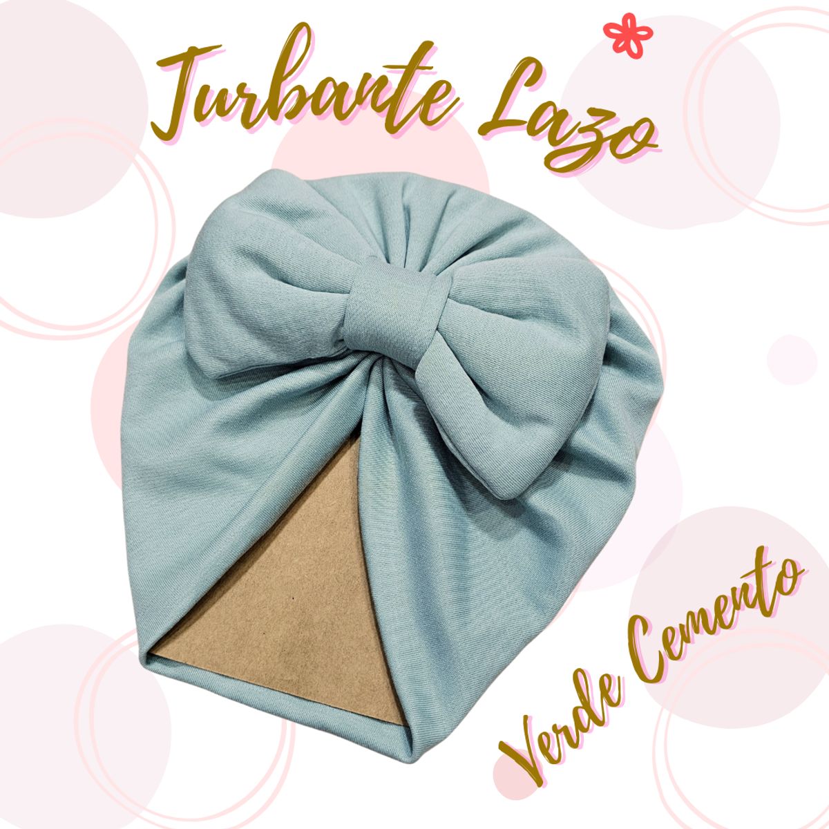 GENERICO - Turbante para bebe en Lazo de algodón pima