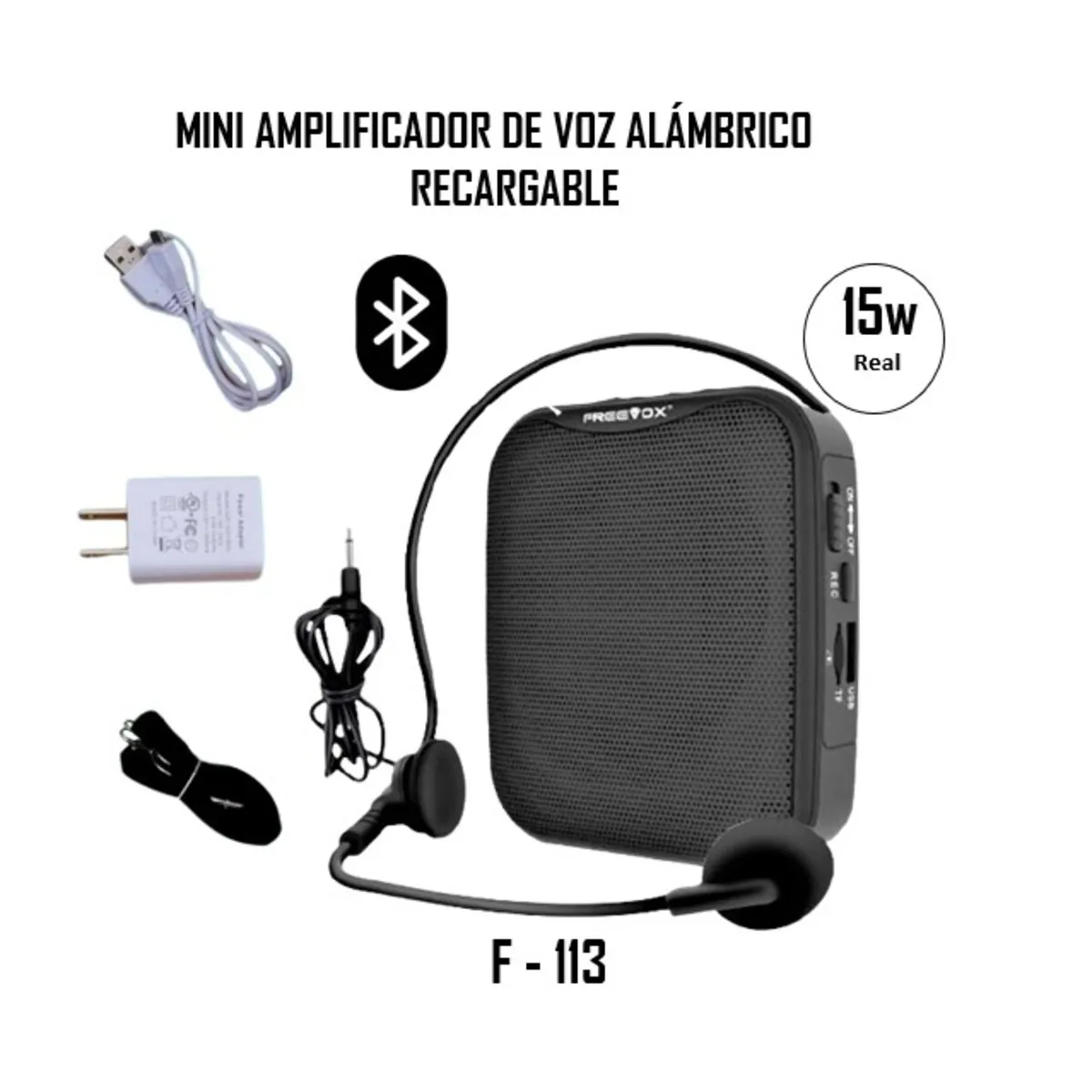 FREEVOX - MINI AMPLIFICADOR DE VOZ PORTÁTIL FREEVOX F-113