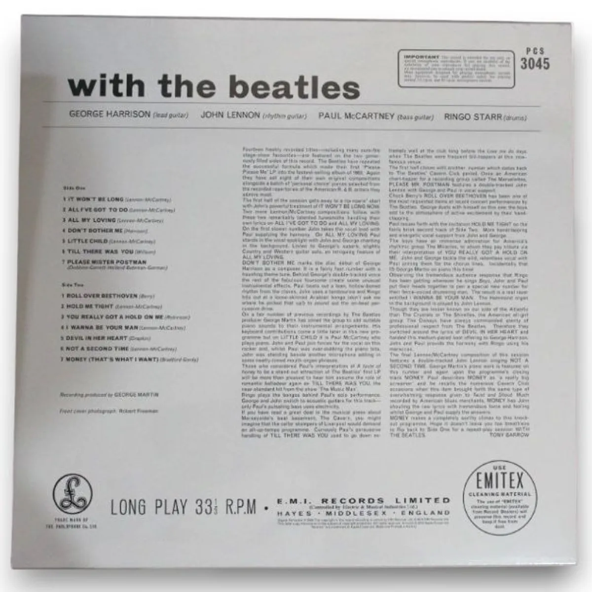 GENERICO - Disco de vinilo With the beatles remasterise de The Beatles