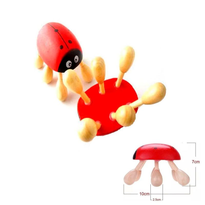 GENERICO - Masajeador Madera Bichito