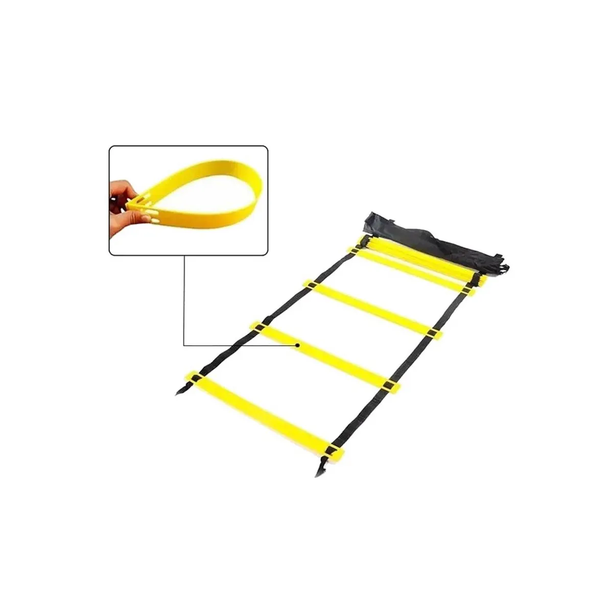 GENERICO - Escalera Pilometrico de Agilidad para Cordinacion y Conos