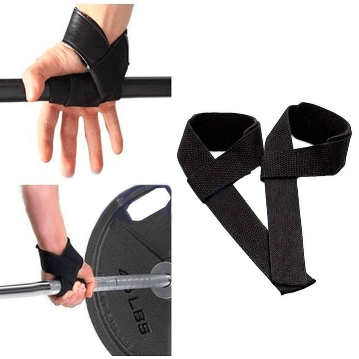 GENERICO - Straps Soporte de Muñeca Levantamiento de Pesas