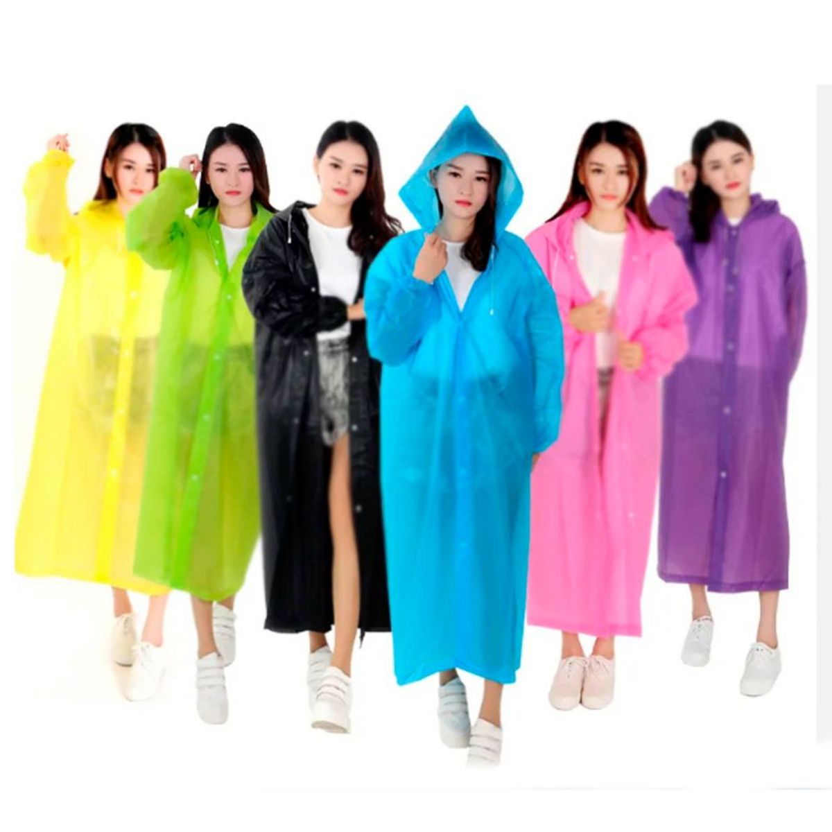 GENERICO - Tripack Poncho Impermeable