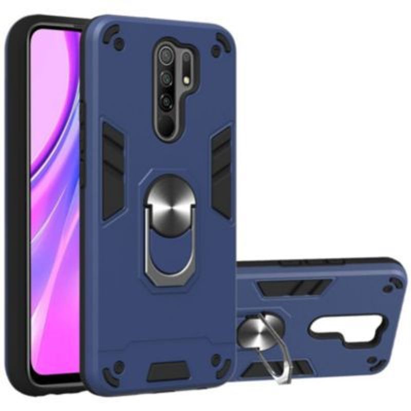 GENERICO - xiaomi redmi 9 azul Case funda armor