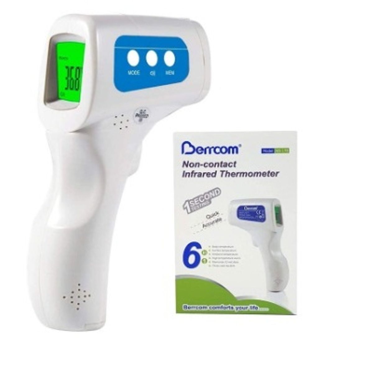 GENERICO - Termómetro Infrarrojo Digital no Contacto Medición Rápida