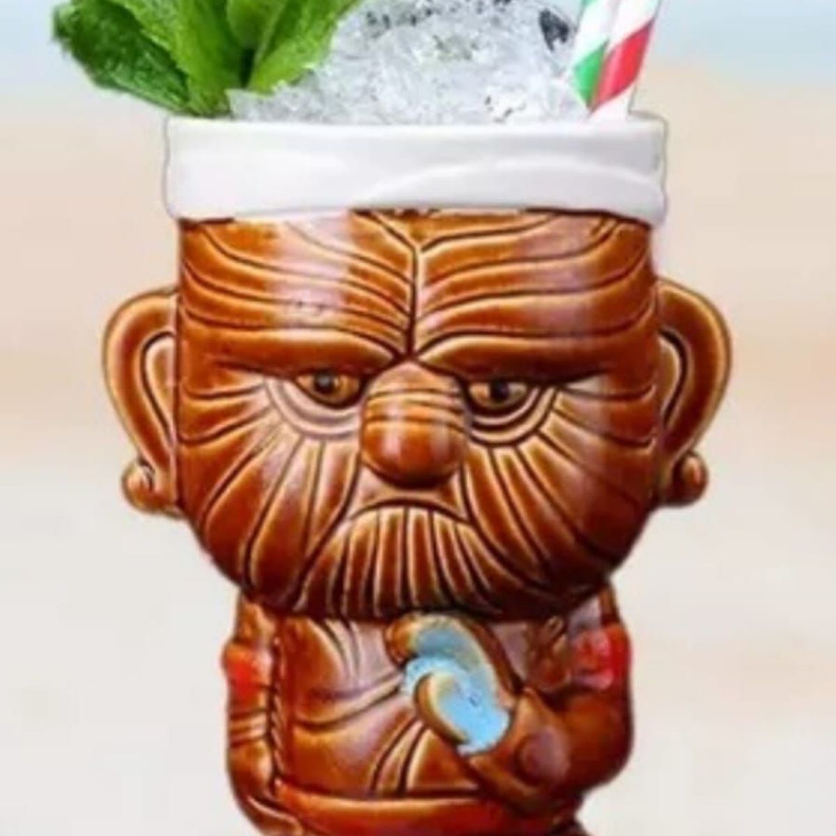 GENERICO - Tiki mug vaso coctel Maori