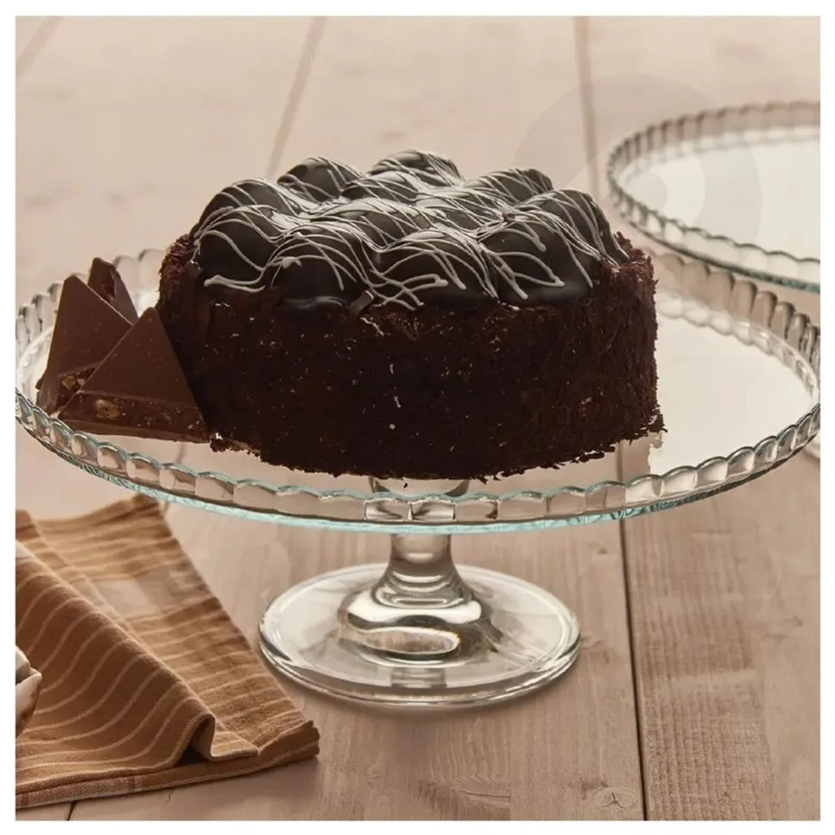 PASABAHC - Porta torta de vidrio