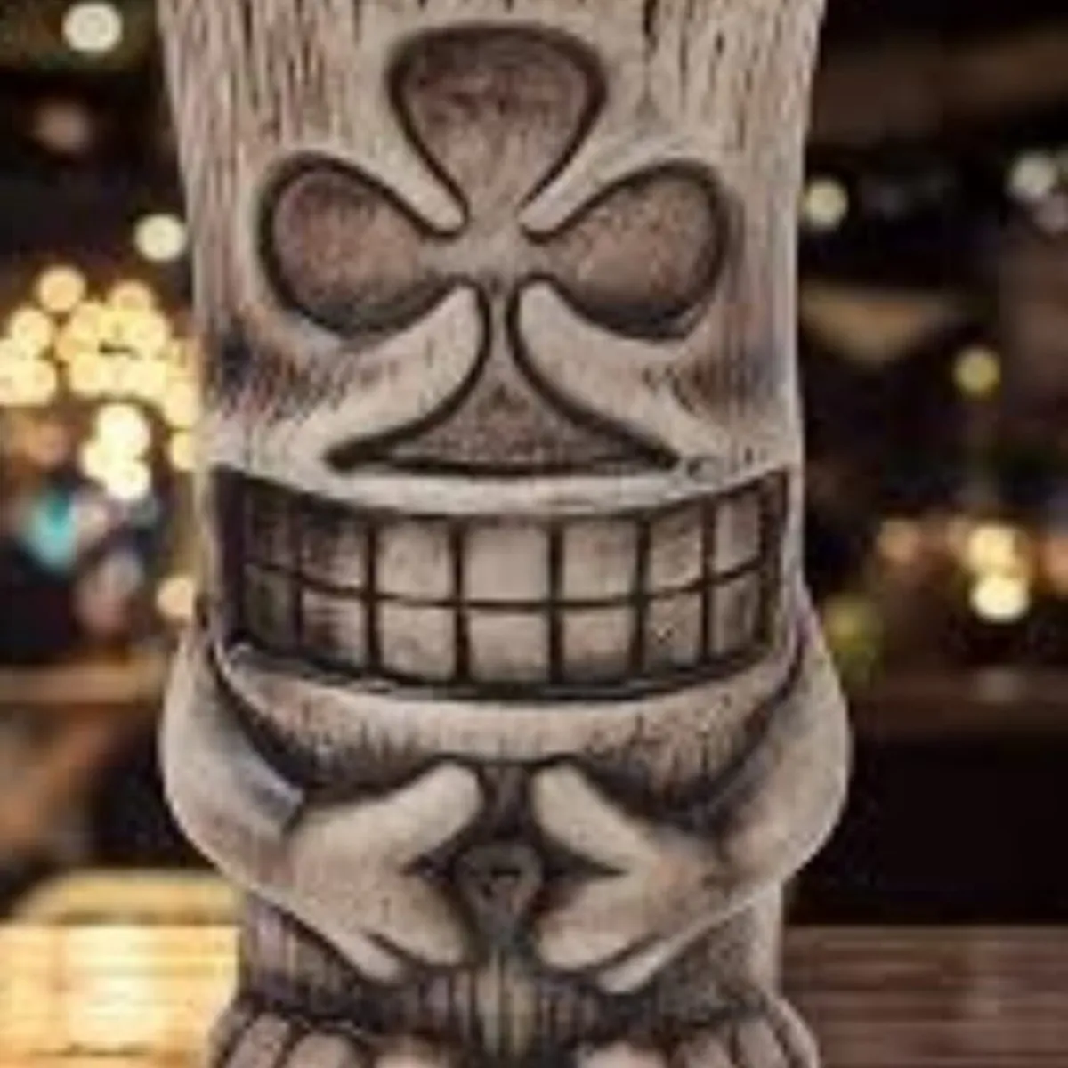 GENERICO - Vaso Tiki Cerámica 370 ml