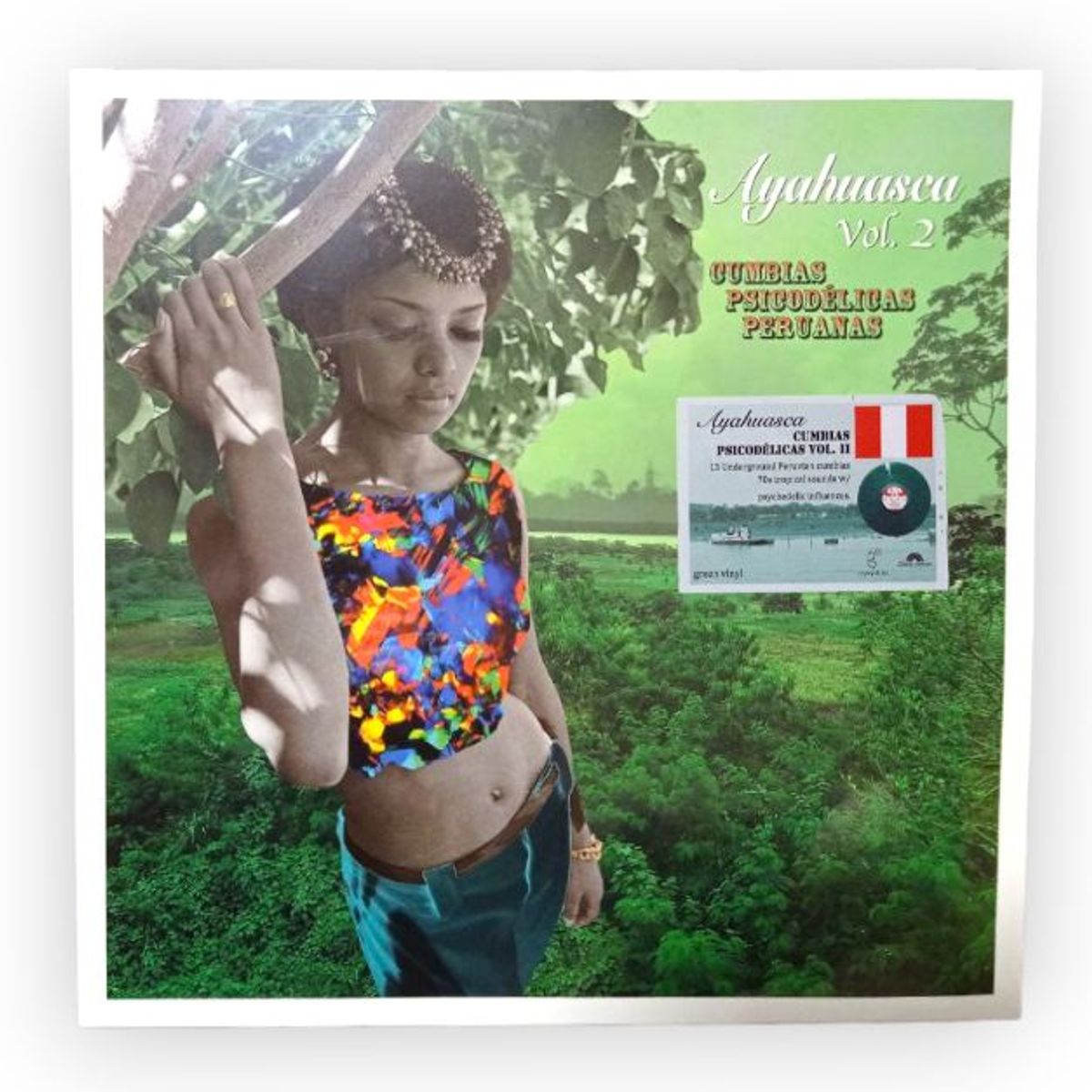 GENERICO - LP vinilo de Ayahuasca - Cumbias Psicodélicas Vol. 2 (verde)