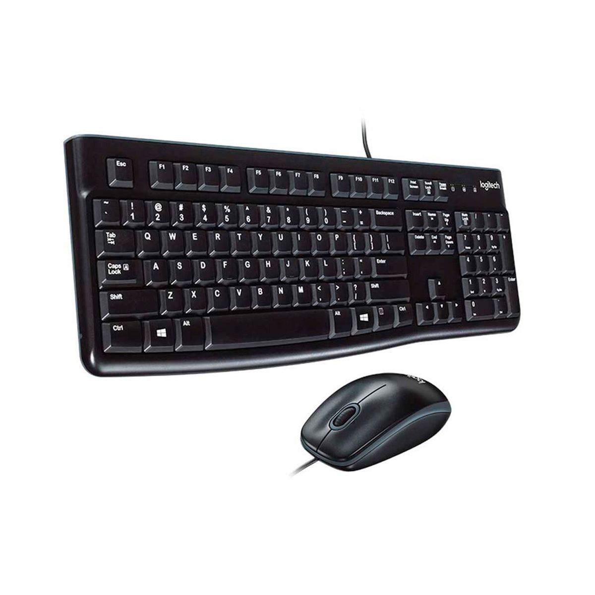 LOGITECH - Kit Teclado Y Mouse Logitech Mk120 Alambrico Usb