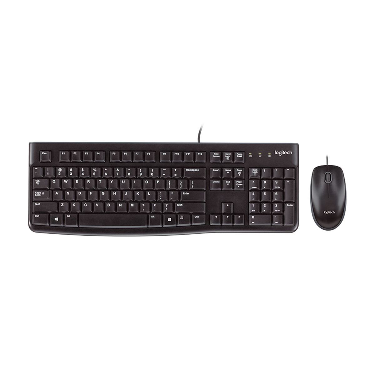 LOGITECH - Kit Teclado Y Mouse Logitech Mk120 Alambrico Usb