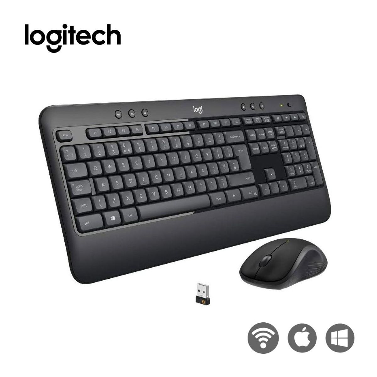 LOGITECH - Kit Teclado Y Mouse Logitech MK540 Advanced Inalámbrico