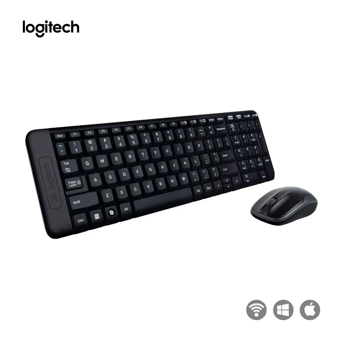 LOGITECH - Kit Teclado Y Mouse Logitech MK295 SilentTouch Wireless Negro