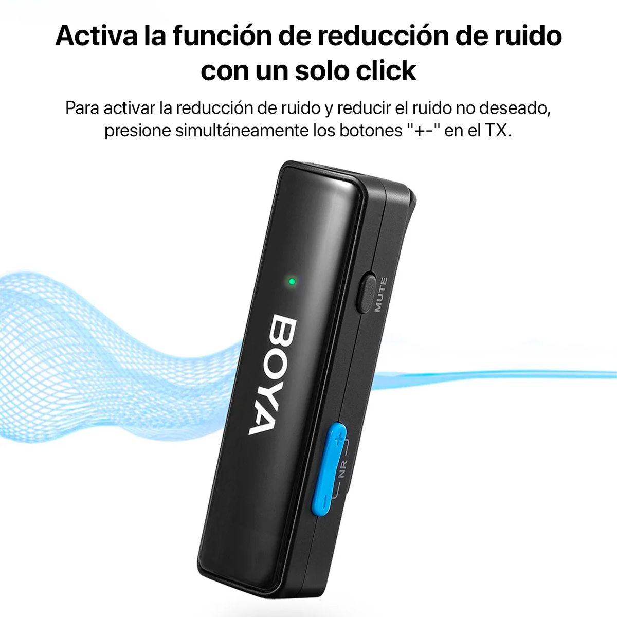 BOYA - Micrófono Boya Boyalink Profesional Multiconexión Universal Dual para Android iPhone y Cámara