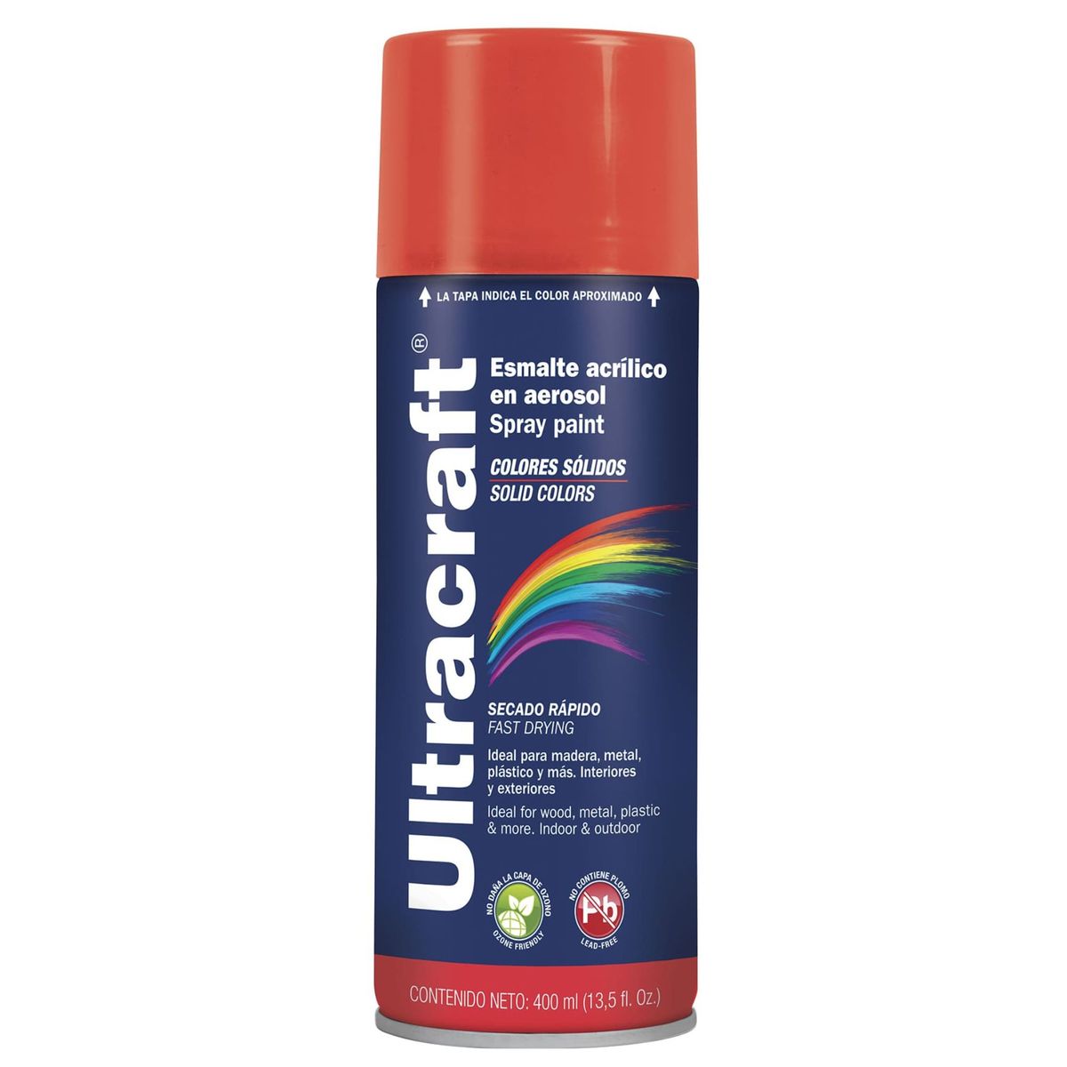TRUPER - Pintura spray color ROJO BRILLANTE ULTRACRAF