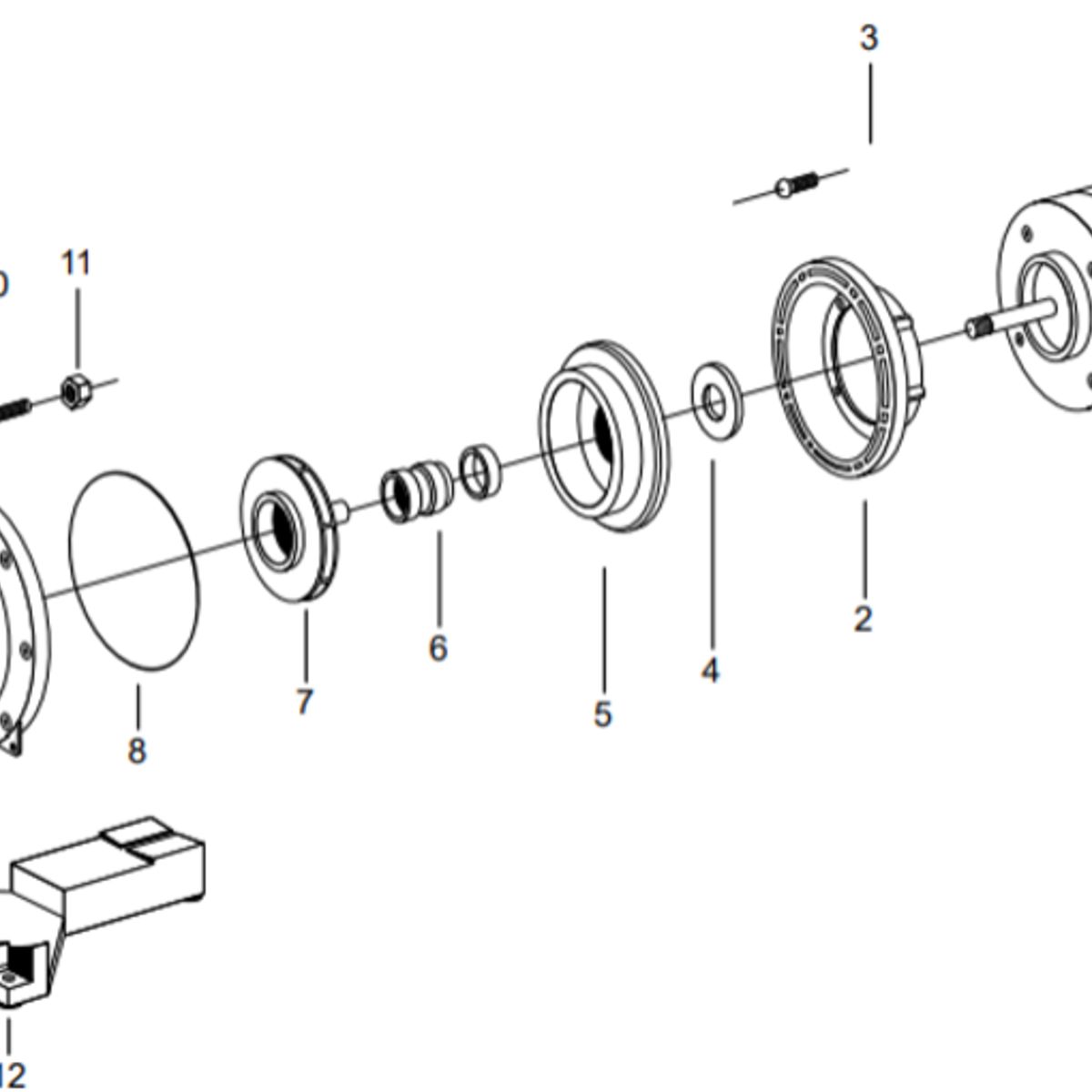 GENERICO - Oring para tapa de trampa de pelos de electrobombas serie A