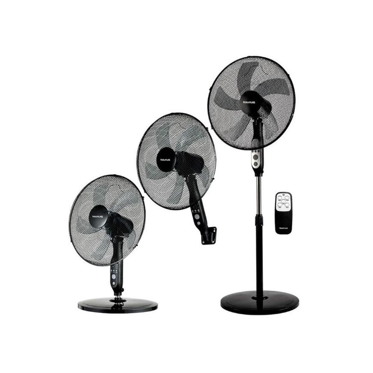 TAURUS - Ventilador Taurus Apolo 3 en 1 100W Negro Mate