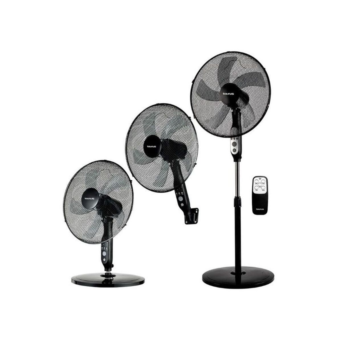 TAURUS - Ventilador Taurus Apolo 3 en 1 100W Negro Mate