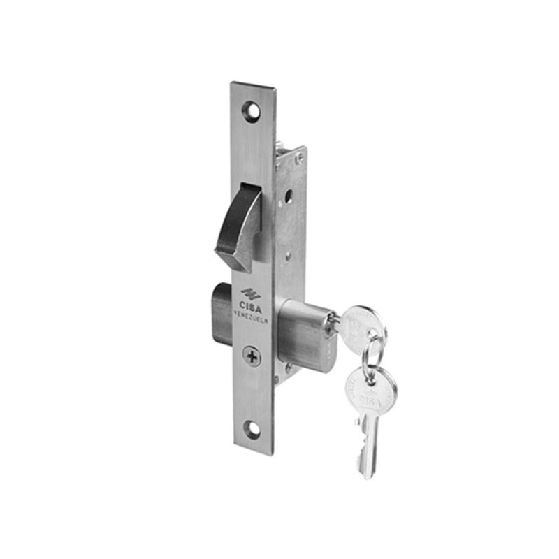 CISA - Cerradura Cisa de Embutir Gancho de 16 mm Cilindro Doble