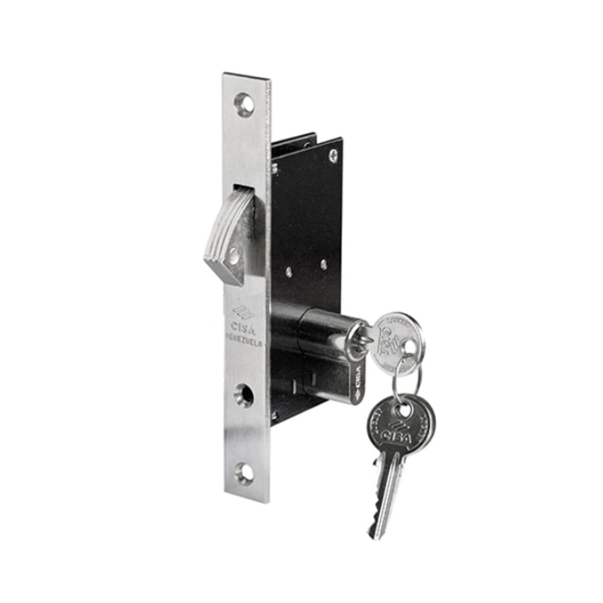 CISA - Cerradura Cisa de Embutir Gancho de 30 mm Cilindro Medio