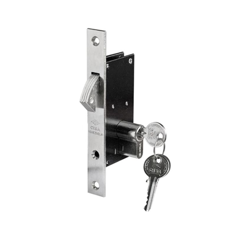 CISA - Cerradura Cisa de Embutir Gancho de 30 mm Cilindro Medio