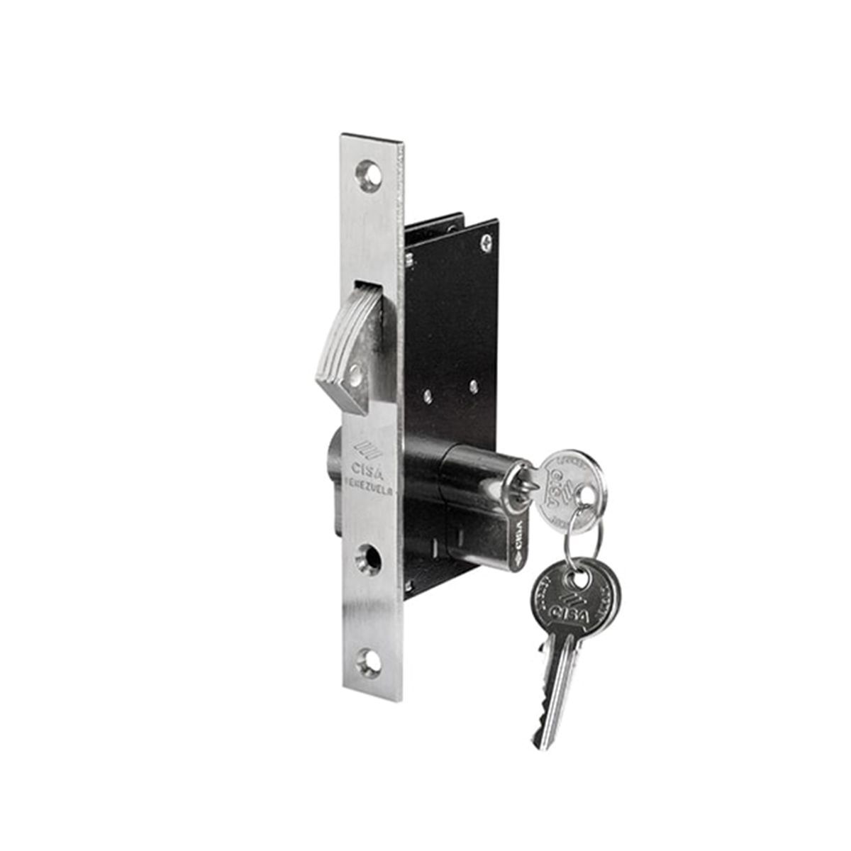 CISA - Cerradura Cisa de Embutir Gancho de 30 mm Cilindro Doble
